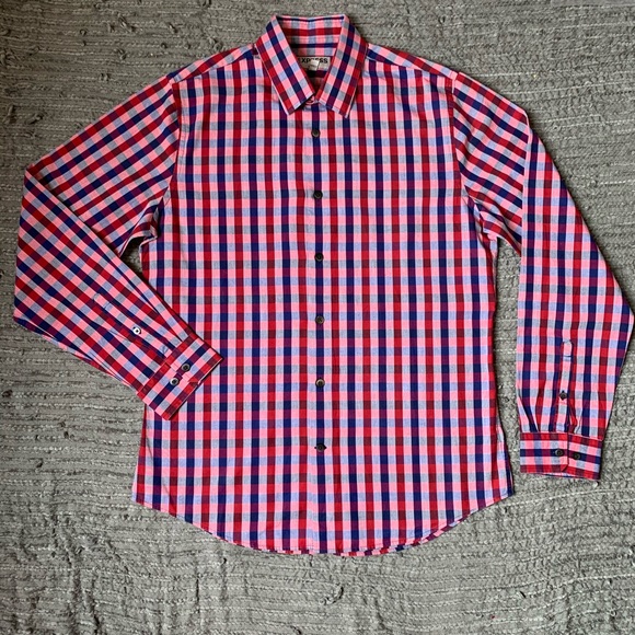 EXPRESS Fitted Long sleeves classic collar15-151/2 - Picture 8 of 8